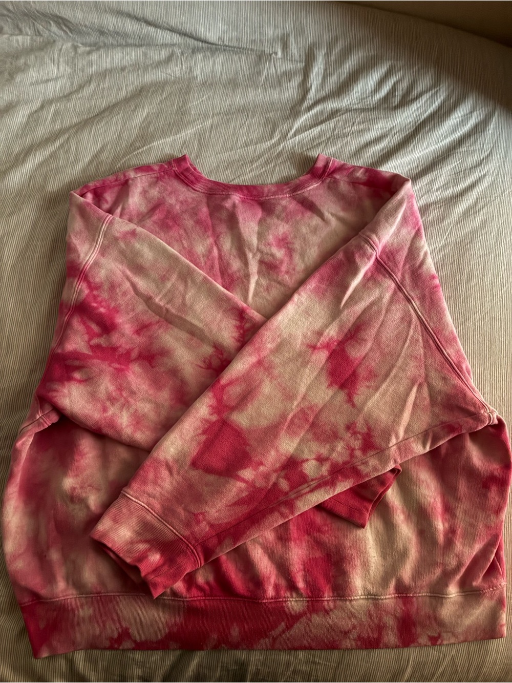 PINK Victoria's Secret Pink Tie-Dye Crewneck Sweatshirt